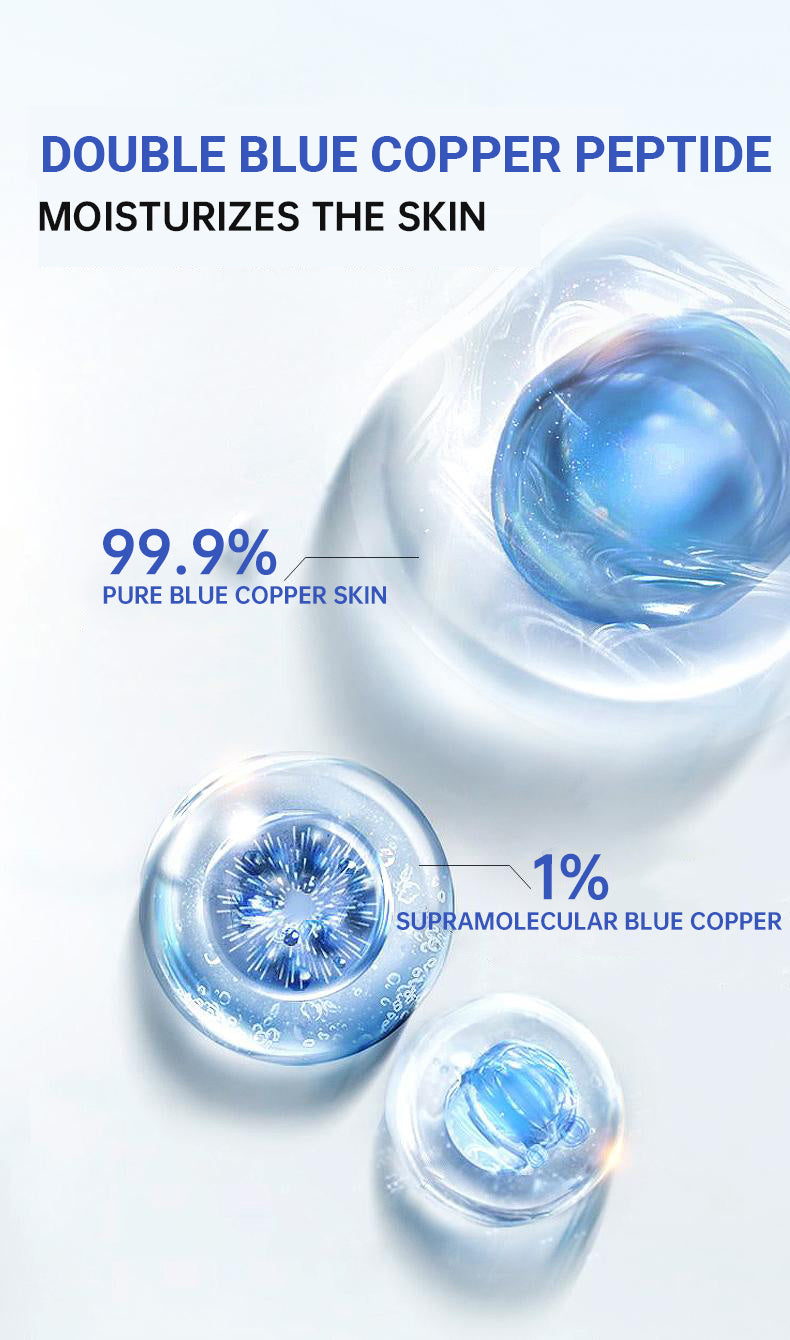 Blue Copper Peptide Essence, Rejuvenating, Moisturizing, Anti-wrinkle, Soothing And Repairing